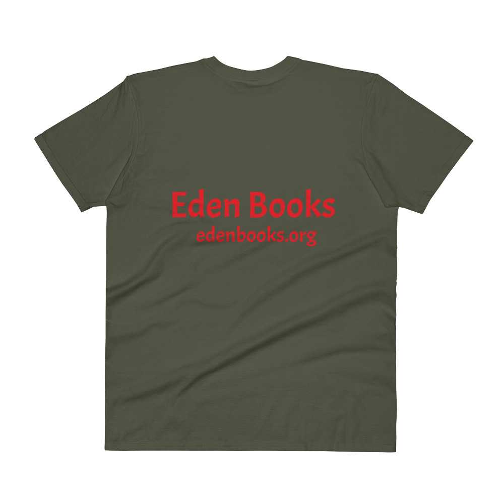 "Love Books" V-Neck Unisex T-Shirt - Image 8