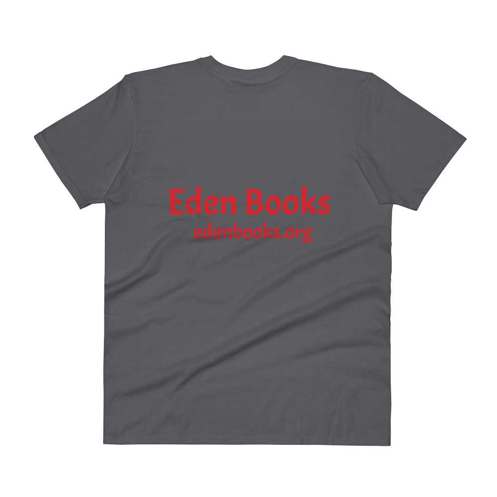 "Love Books" V-Neck Unisex T-Shirt - Image 12