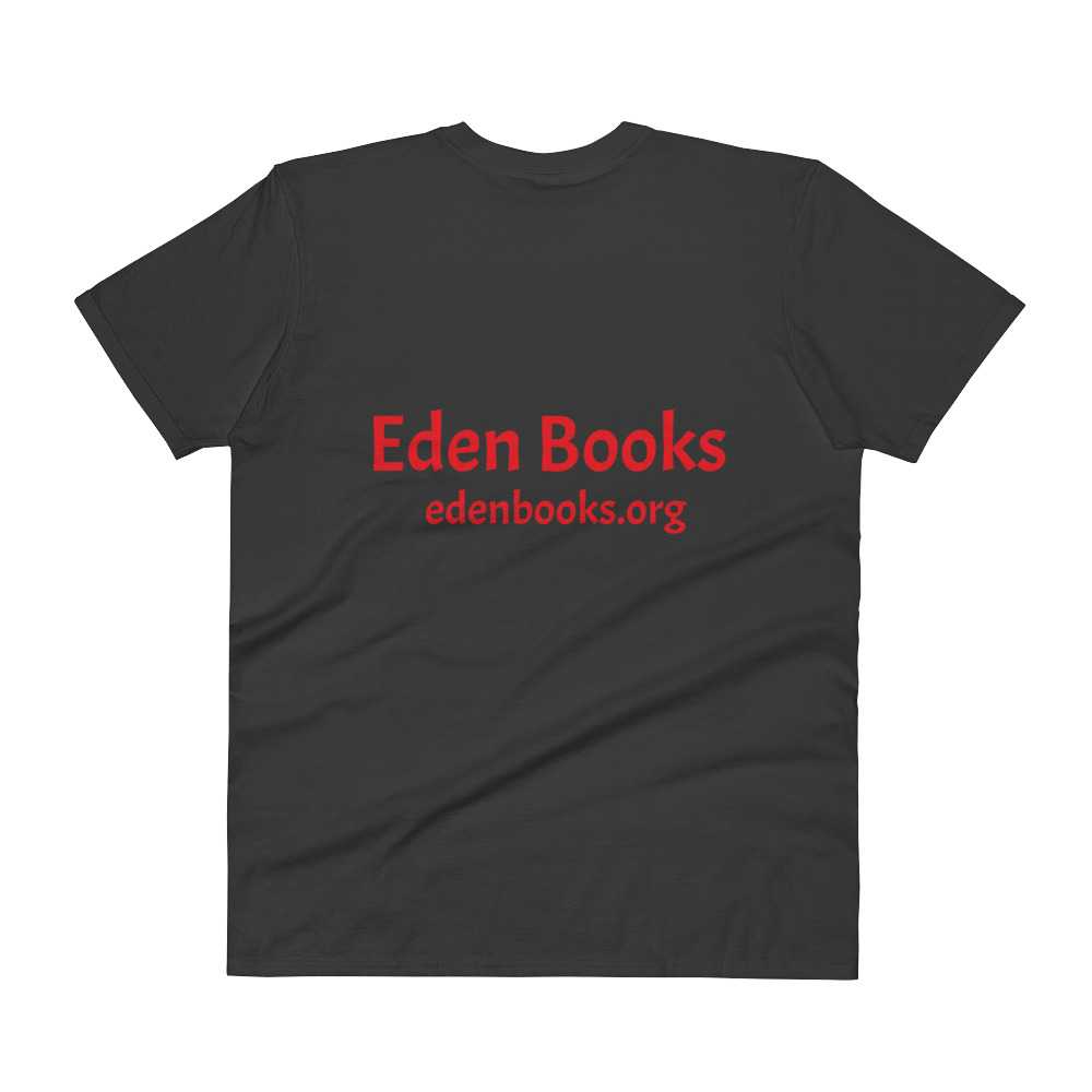 "Love Books" V-Neck Unisex T-Shirt - Image 5
