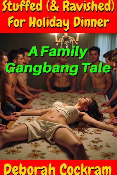 Stuffed (& Ravished) For Holiday Dinner, A Family Gangbang Tale