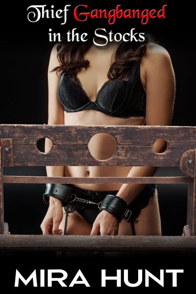 Thief Gangbanged in the Stocks