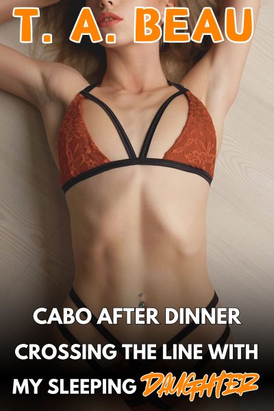 Cabo After Dinner Crossing The Line With My Sleeping Daughter
