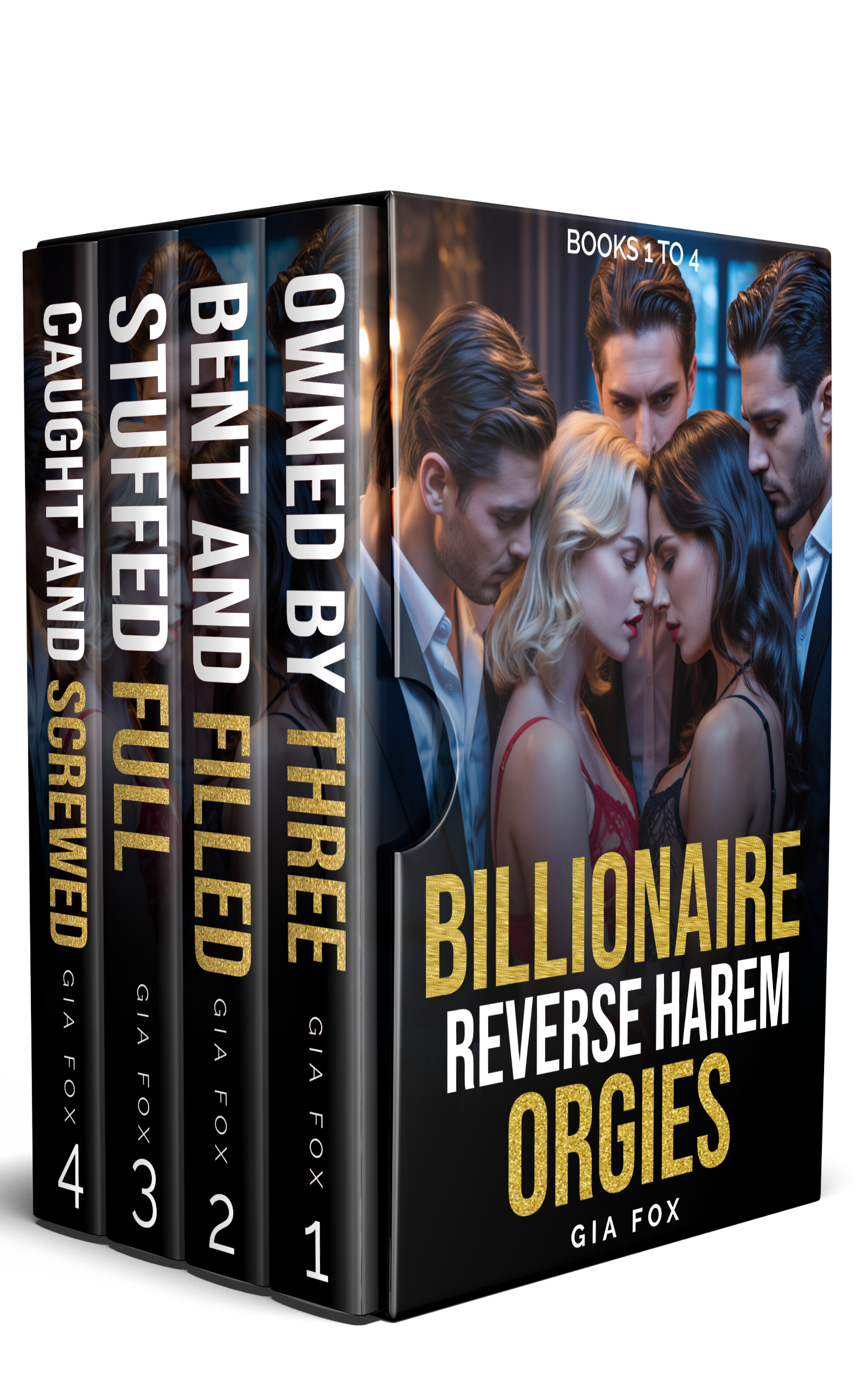 Billionaire Reverse Harem Orgies (Books 1 to 4)